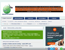 Tablet Screenshot of energiegeothermique.org